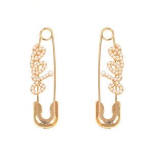 Boucles D'oreilles PIN avec Strass et motif CIAO