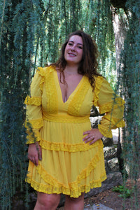 Robe jaune 