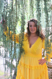 Robe jaune 