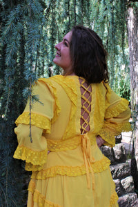 Robe jaune 