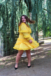 Robe jaune 