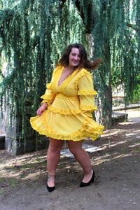 Robe jaune 