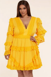 Robe jaune 